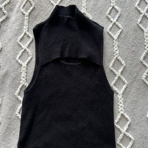 Ribbed Mockneck Tank Top